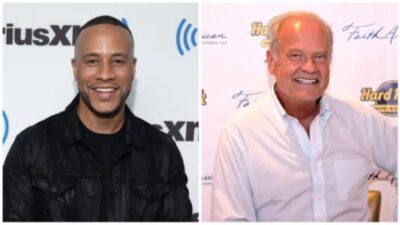 DeVon Franklin and Kelsey Grammer