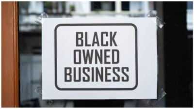 sign for black business