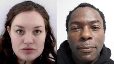 Constance Marten (L), Mark Gordon (Metropolitan Police)