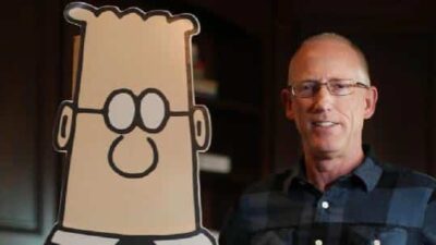 Dilbert and Scott Adams - Getty