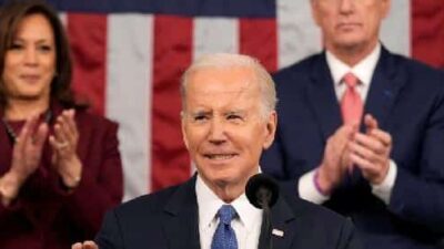 President Joe Biden 2023 STOU - pool pic
