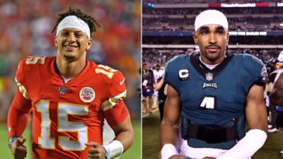 Mahomes - Hurts (Getty)