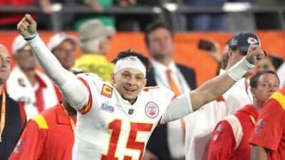 Patrick Mahomes - 2023 Super Bowl win - Getty