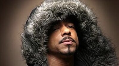 Freedom Williams in a fur hood