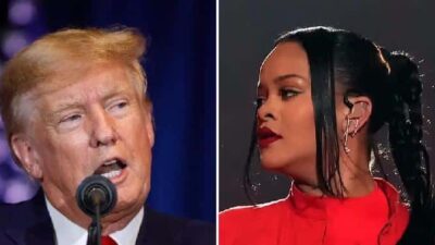 Trump - Rihanna (Getty)