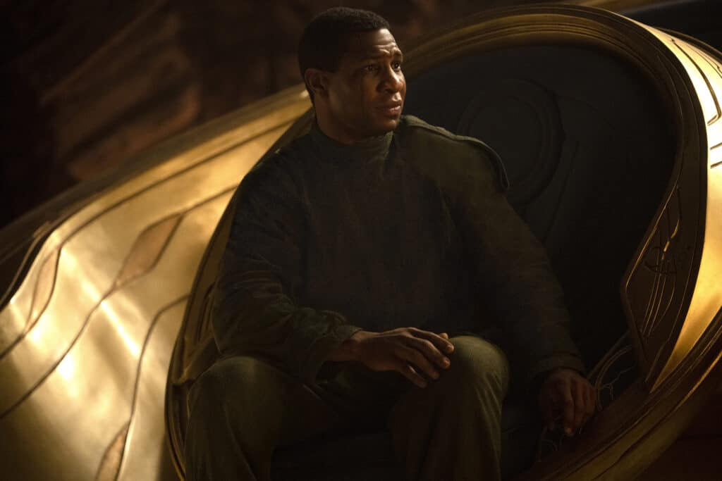 Jonathan Majors as Kang The Conqueror in Marvel Studios' ANT-MAN AND THE WASP: QUANTUMANIA. Photo by Jay Maidment. &copy; 2022 MARVEL.