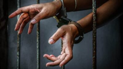 woman in jail
