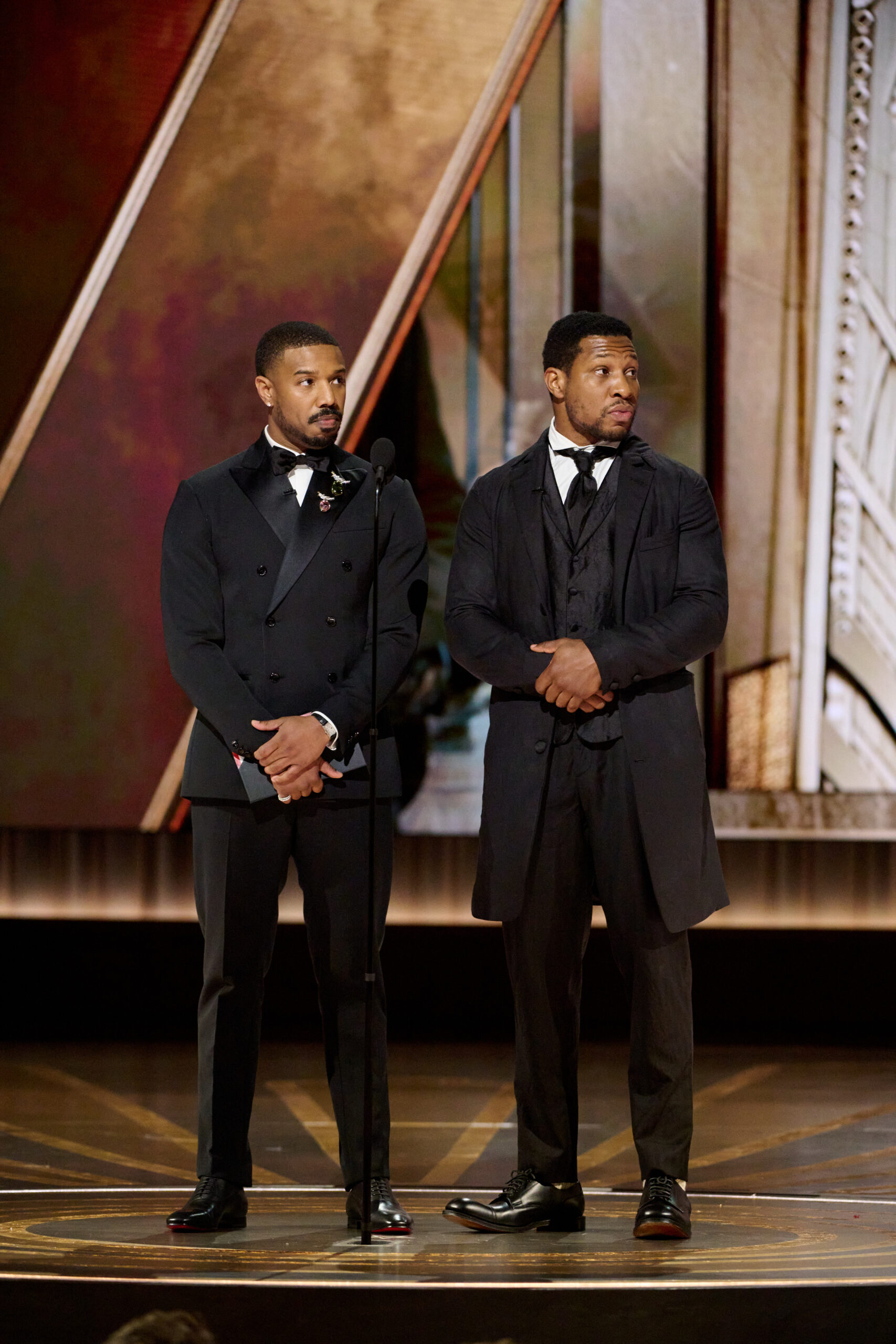 Michael B. Jordan and Jonathan Majors 