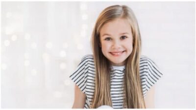 little white girl smiling