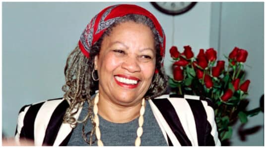 Toni Morrison smiling