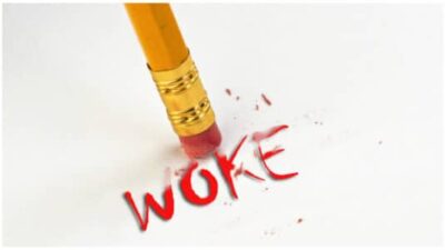 WOKE stock photo