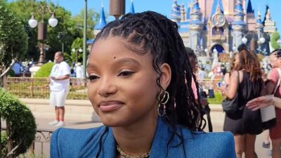 Halle Bailey - 2023 Disney Dreamers interview - screenshot