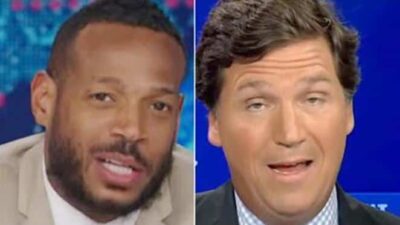 Marlon Wayans & Tucker Carlson / screenshots