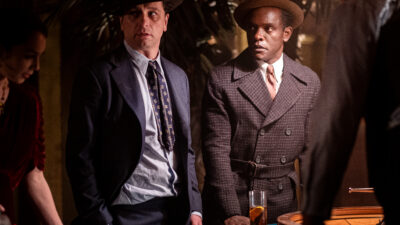 Matthew Rhys and Chris Chalk on HBO's "Perry Mason"