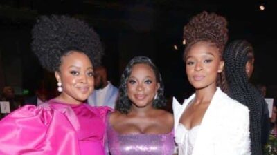 Quinta Brunson, Naturi Naughton, and Dominique Thorne attend the 2023 ESSENCE Black Women In Hollywood Awards