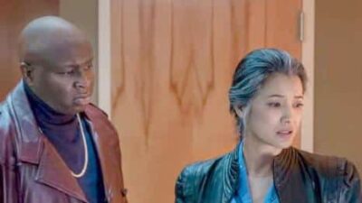 Steve Harris and Kelly Hu - via Starz