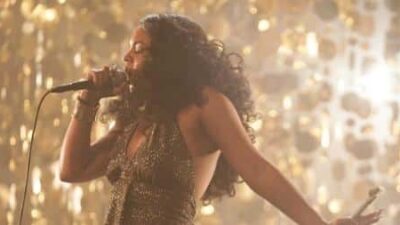 Tayla Parx as Donna Summer in 'Spinning Gold'