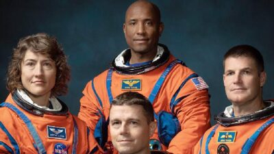 Artemis II crew official portrait (Josh Valcarcel-NASA)