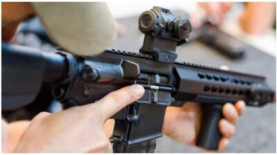 rifle stock photo