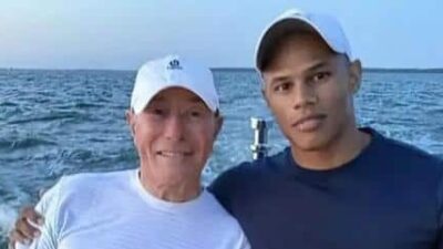 David Geffen posted a now-deleted Instagram photo of himself with his boyfriend Donovan Michaels