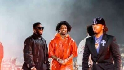 Diddy joined Metro Boomin, The Weeknd, and 21 Savage on stage with a performance of the platinum hit Creepin Getty