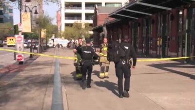 Downtown Louisville shooting - via WLKY