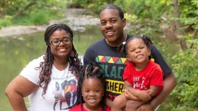 Erica and Aaron Parker and daughters (Erica Parker)