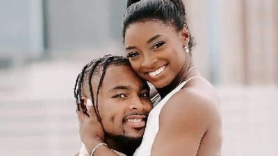 Jonathan Owens & Simone Biles @raetay_photography - Instagram