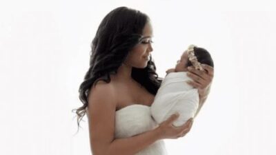 Judge Faith Jenkins and baby daughter - Photo Credit/Screenshot Ramina Magid