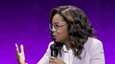 Oprah Winfrey talks New Color Purple - via Getty