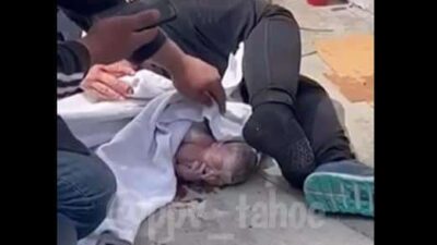 Woman gives birth on SF sidewalk / Instagram
