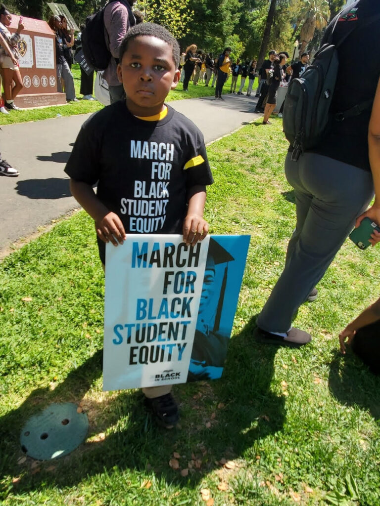 Funding from Newsom&rsquo;s alternative would target 5% of students in the state. The students reached would be mostly Latino, while including about 6% of Black students statewide. CBM photo by Antonio Ray Harvey. 