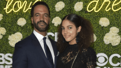 Kristoff St. John (L) and his daughter