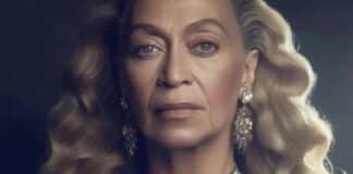 AI created an elderly Beyoncé with a Tracee Ellis Ross phenotype mixed with La La Anthony