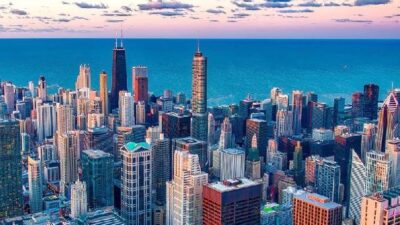 Chicago skyline - via Canva