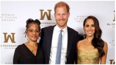 Meghan Markle Steps Out to Accept Award