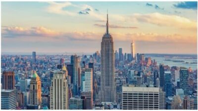 weight of New York City's skyscrapers may be causing the city to sink