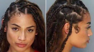 Dani Leigh mugshot - Miami Beach Police