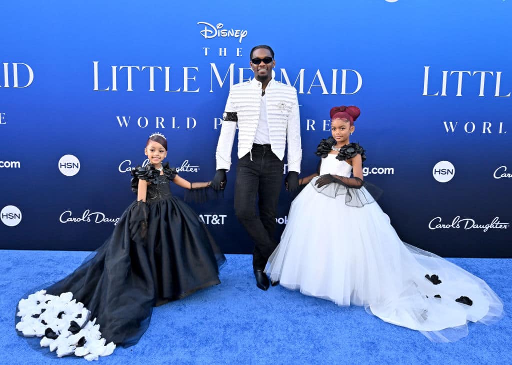 Offset Takes Daughters to See 'little Mermaid'