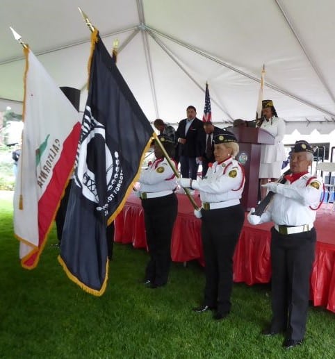 American Legion Auxiliary, Jackie Robinson Unit 252 Color Guard: Bildnachweis: Ricky Richardson