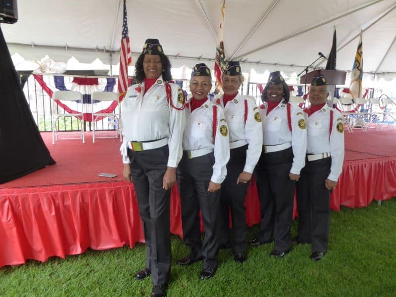 American Legion Auxiliary, Jackie Robinson Unit 252 Color Guard: Bildnachweis: Ricky Richardson