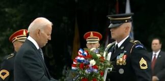 Joe Biden - Wreath Ceremony - screenshot