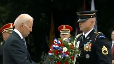 Joe Biden - Wreath Ceremony - screenshot