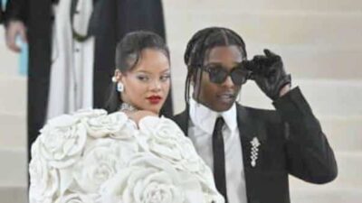 Rihanna and ASAP Rocky at Met Gala - Getty