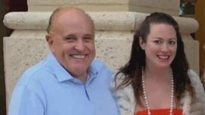 Rudy Giuliani and Noelle Dunphy - via Noelle Dunphy