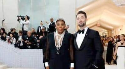 Serena Williams and Alexis Ohanian attend The 2023 Met Gala - Getty