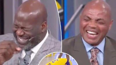 Shaq and Barkley laugh at Anthony Davis' possible concussion - screenshots