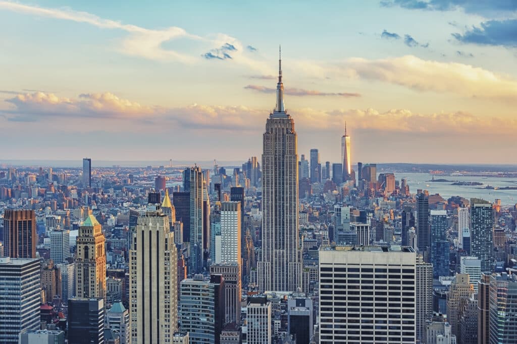 weight of New York City's skyscrapers may be causing the city to sink