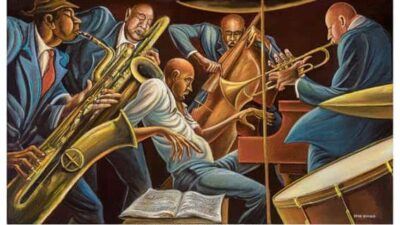 The works of American painter Ernie Barnes are experiencing a comeback like that of no other artist of the last decade