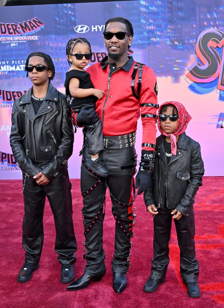 Offset channeled Michael Jackson for his red-carpet appearance for the “Spider-Man: Across the Spider-Verse” premiere 